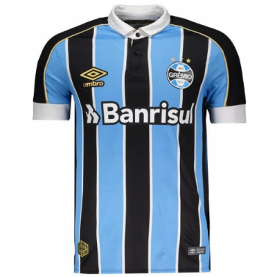 2019-20 Gremio Home Soccer Jersey Shirt Player Version