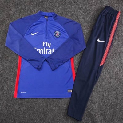 PSG 2018 Blue Half Zipper Training Suit