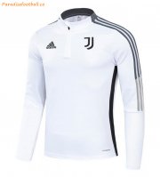 2021-22 Juventus White Grey Training Sweatshirt