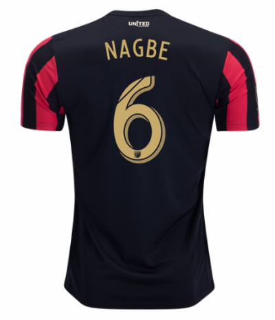 Darlington Nagbe #6 2019-20 Atlanta United FC Home Soccer Jersey Shirt