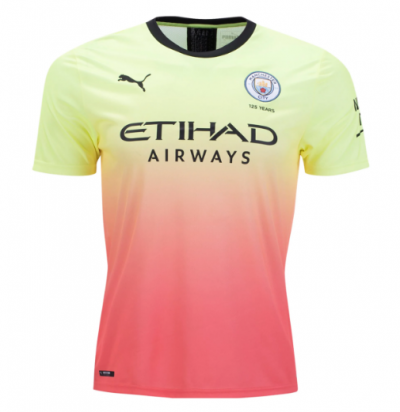 2019-20 Manchester City Third Away Soccer Jersey Shirt Player Version