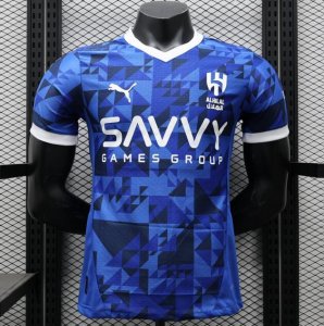 2024-25 Al Hilal SFC Leyard Crescent Home Soccer Jersey Shirt Player Version
