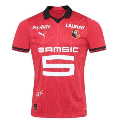 2023-24 Stade Rennais Home Soccer Jersey Shirt
