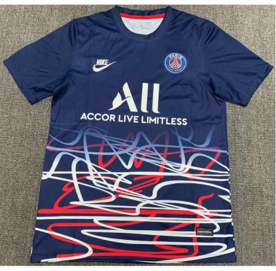 2020-21 PSG Navy Line Training Shirt