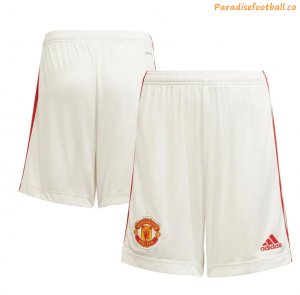 2021-22 Manchester United Home Soccer Shorts