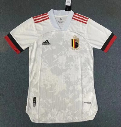 Player Version 2020 EURO Belgium Away Soccer Jersey Shirt