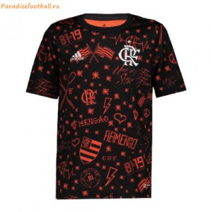 2022-23 Flamengo Black Red Training Shirt