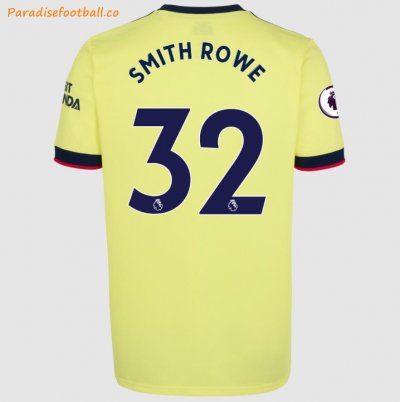 2021-22 Arsenal Away Soccer Jersey Shirt with Emile Smith Rowe 32 printing