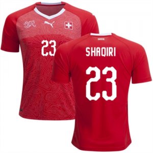 2018 World Cup Switzerland Home Soccer Jersey Shirt Xherdan Shaqiri #23