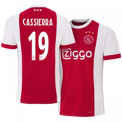 2017-18 Ajax #19 Mateo Cassierra Home Soccer Jersey