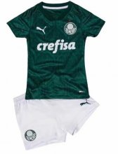 Kids Sociedade Esportiva Palmeiras 2020-21 Home Soccer Shirt With Shorts
