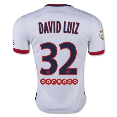 2015-16 PSG DAVID LUIZ #32 Away Soccer Jersey