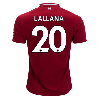 2018-19 Liverpool Home Soccer Jersey Shirt Lallana #20