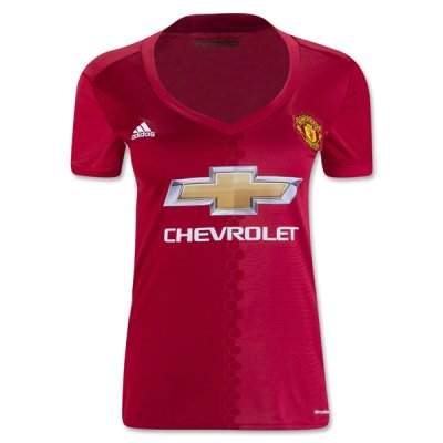 2016-17 Manchester United Women's Home Soccer Jersey