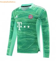 2021-22 Bayern Munich Green Long Sleeve Gaolkeeper Soccer Jersey Shirt