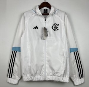 2023-24 Flamengo White Windbreaker Jacket