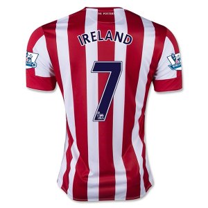 2015-16 Stoke City Home Soccer Jersey IRELAND 7