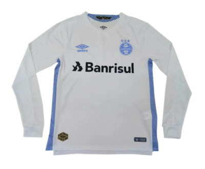 2019-20 Gremio Long Sleeve Away Soccer Jersey Shirt