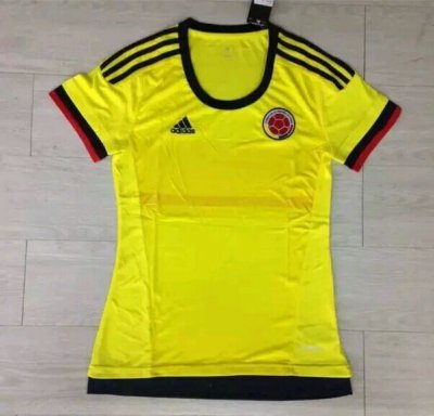 Colombia 2015-16 World Cup Home Women's Soccer Jersey