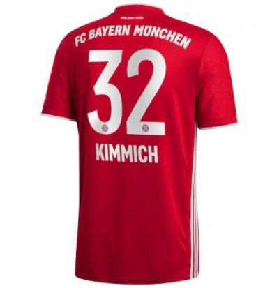 2020-21 Bayern Munich Home Soccer Jersey Shirt Kimmich 32