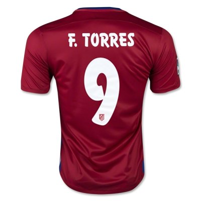 2015-16 Atletico Madrid F. TORRES 9 Home Soccer Jersey