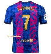 2021-22 Barcelona Third Away Soccer Jersey Shirt with OUSMANE DEMBÉLÉ 7 printing