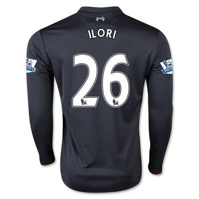 2015-16 LiverpoolL IORI #26 LS Third Soccer Jersey