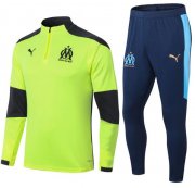 2020-21 Marseille Green Training Kits Sweatshirt with Pants