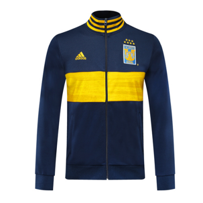 2019-20 Tigres UANL Navy&Yellow High Neck Collar Training Jacket