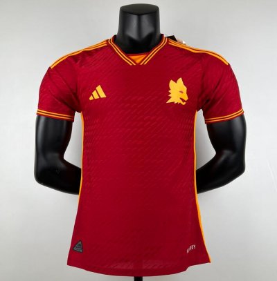 2023-24 AS Roma Home Soccer Jersey Shirt Player Version