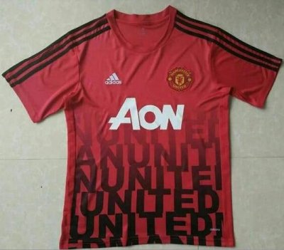 2016-17 Manchester United Red Training Shirt