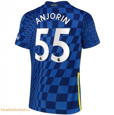 2021-22 Chelsea Home Soccer Jersey Shirt Anjorin 55 printing