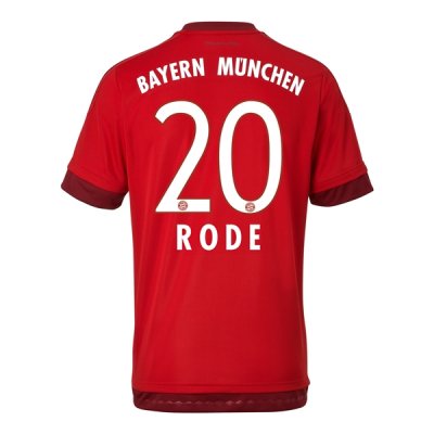 2015-16 Bayern Munich RODE 20 Home Soccer Jersey
