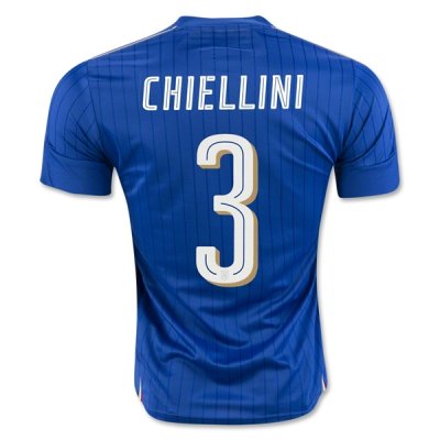 2016 Italy CHIELLINI #3 Home Soccer Jersey