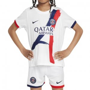 2024-25 PSG Kids Away Soccer Kits Shirt with Shorts
