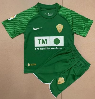 Kids Elche 2022-23 Away Soccer Kits Shirt With Shorts