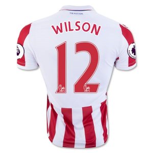 2016-17 Stoke City 12 WILSON Home Soccer Jersey