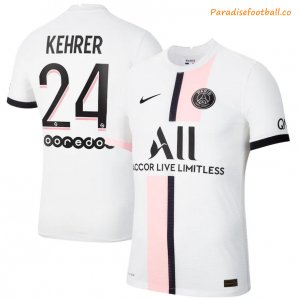 2021-22 Maillot PSG Extérieur Away Soccer Jersey Shirt with Kehrer 24 printing