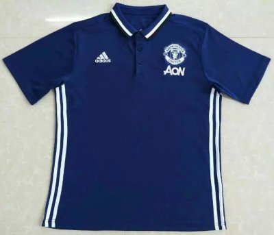 2016-17 Manchester United Dark Blue Polo Shirt