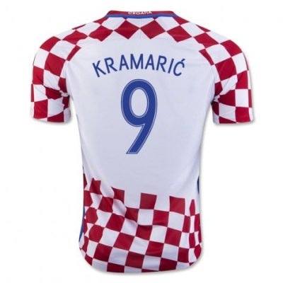 2016 Croatia Kramaric 9 Home Soccer Jersey
