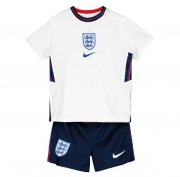 Kids England 2020 EURO Home Soccer Shirt With Shorts