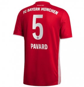 2020-21 Bayern Munich Home Soccer Jersey Shirt Pavard 5