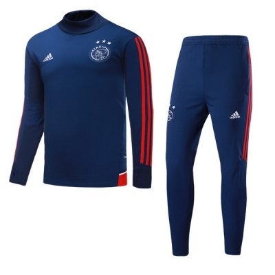 2017-18 Ajax Dark Blue Soccer Tracksuit