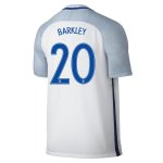 2016 Euro England BARKLEY #20 Home Soccer Jersey