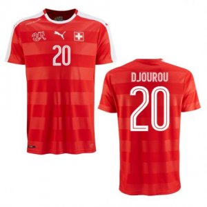 2016 Switzerland Djourou 20 Home Soccer Jersey