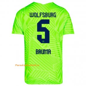 2021-22 Wolfsburg Home Soccer Jersey Shirt with Bruma 5 printing