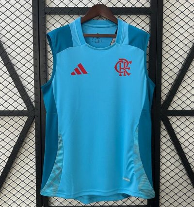 2025-26 Flamengo Blue Training Vest Shirt
