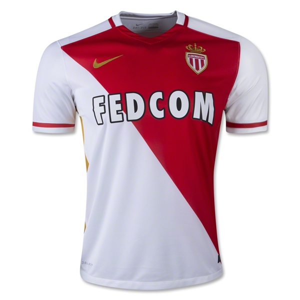 Cheap 2015-16 Monaco Home Soccer Jersey | AS Monaco FC Top ...