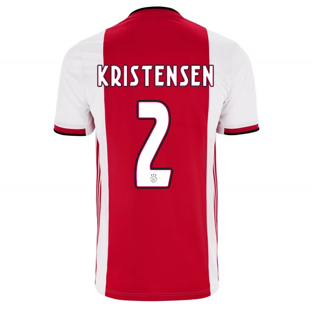 Rasmus Kristensen #2 Ajax 2019-20 Home Soccer Jersey Shirt