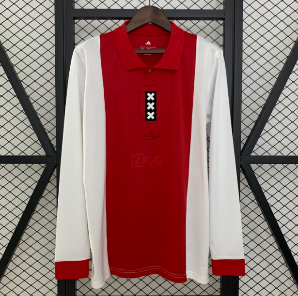 2025-26 Ajax Commemorative Long Sleeve Soccer Jersey Shirt